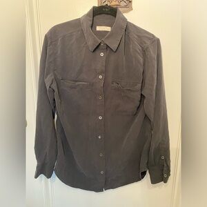 Equipment Black button down long sleeve